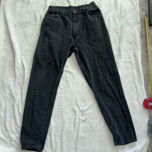 Wrangler Men's Dark Gray Relaxed Jeans